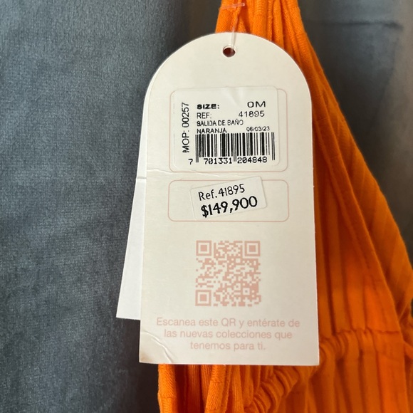 Orange Ribbed Maxi Dress 🍊 - Picture 3 of 4